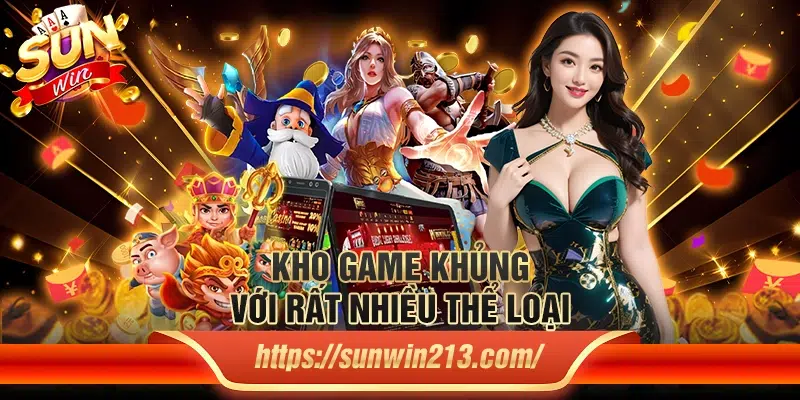 Kho game khủng với rất nhiều thể loại